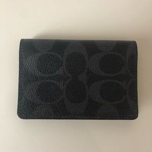 Coach bifold card case
